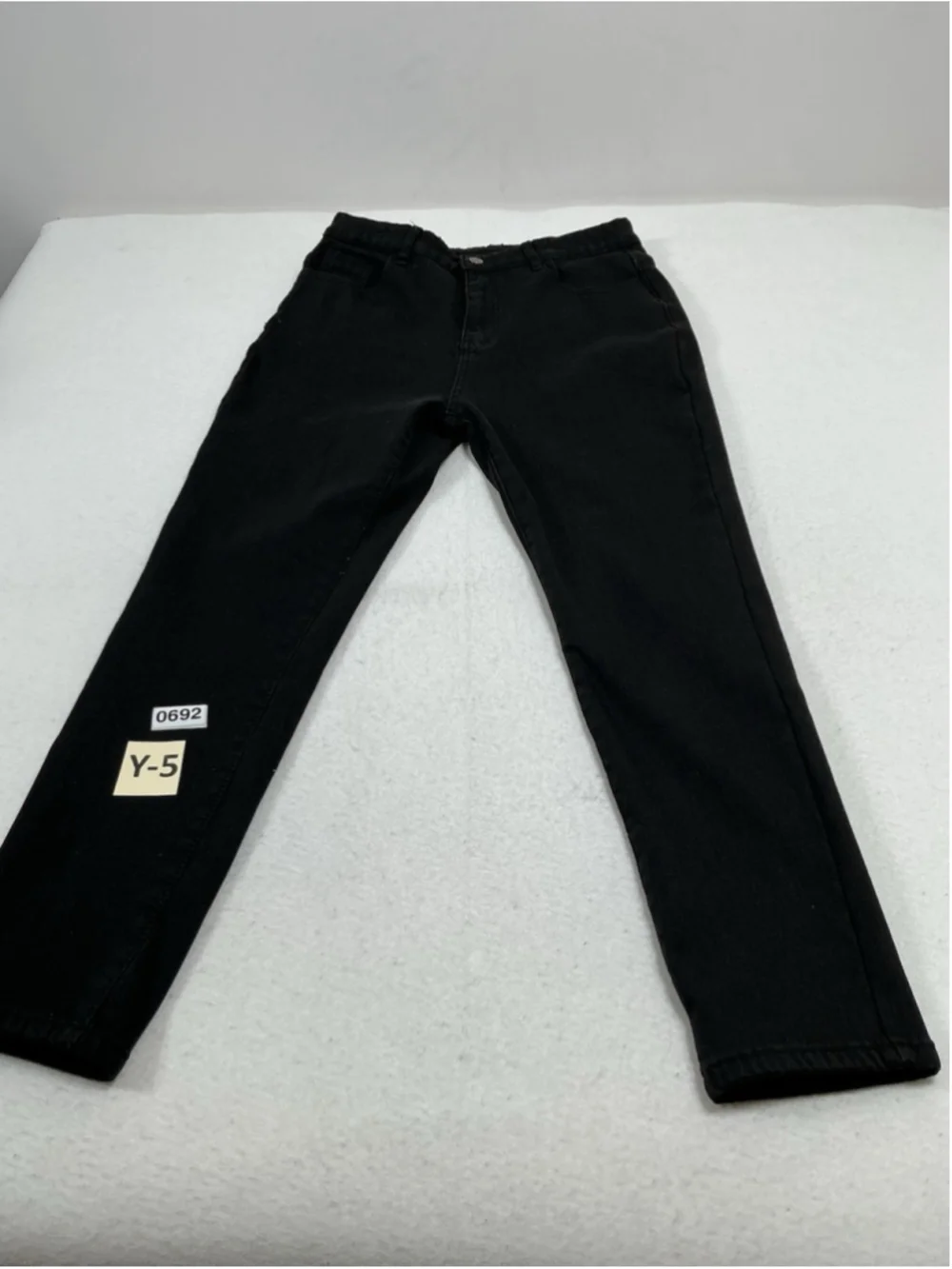 Youth Boys Excellent Monssy Lined Black Jeans XL Waist 30 Inch